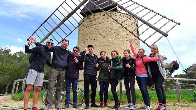 Bonne humeur au pied du moulin