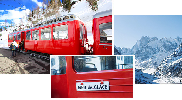 Le petit train de la Mer de Glace - Chamonix