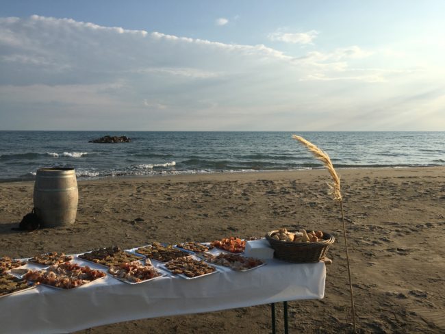 Apéritif plage camargue