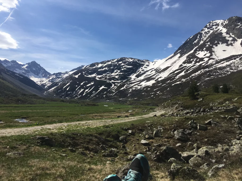 Meribel quel cadre pour courir