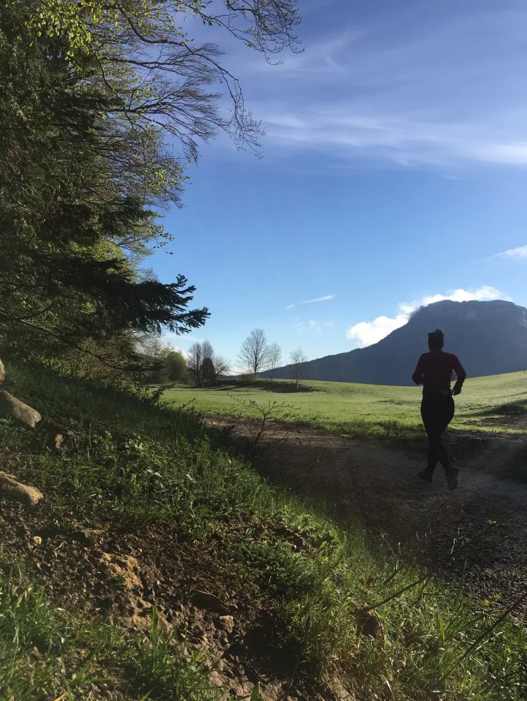 Run du lundi matin a travers la campagne