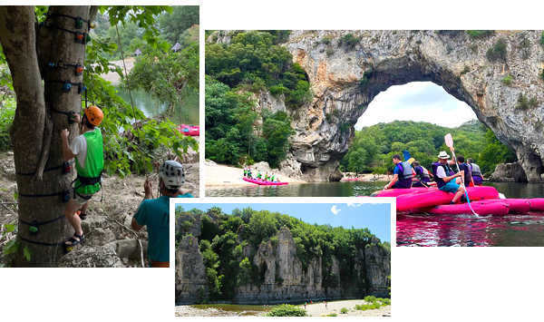 Challenge outdoor en canoé sur l'Ardèche
