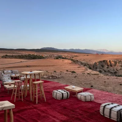 campement privatif ephemere pour un voyage incentive au maroc